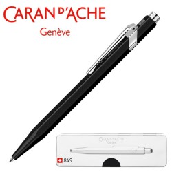 Długopis CARAN D'ACHE 849 Pop Line Fluo, M, w pudełku, czarny