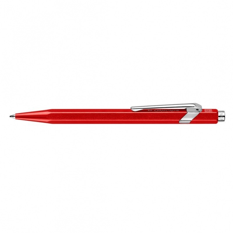 Długopis CARAN D'ACHE 849 Line Metal-X, M, czerwony