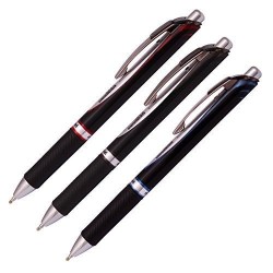 Pióro kulkowe BLP77-BP1APL czarny Enegel automatyczny na wkł.wymien.0,7mm PENTEL