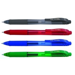 Pióro kulkowe PENTEL B107 tuszem żelowym 0,7mm Czerwony