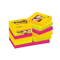 Karteczki samoprzylepne Post-it® Super Sticky, paleta Rio de Janeiro, 47,6 x 47,6mm , 12x90 kartek 622-12SS-RIO 70005271518