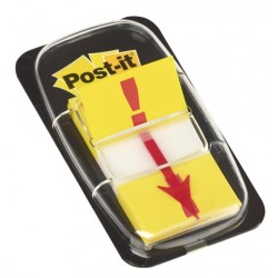 Zakładki indeksujące POST-IT z nadrukiem „wykrzyknik” (680-33), PP, 25,4x43,2mm, 50 kart.