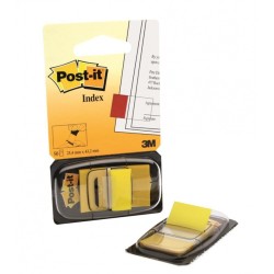 Zakładki indeksujące POST-IT (680-5), PP, 25,4x43,2mm, 50 kart., żółte