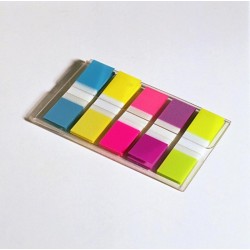 Zakładki indeksujące POST-IT (683-5CBP), 11,9mmx43,1mm, 3x20+2x20, mix kolorów