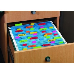 Zakładki indeksujące POST-IT do archiwizacji (686-A1), PP, wygięte, 50,8x38,1mm, 4x6 kart., mix kolorów