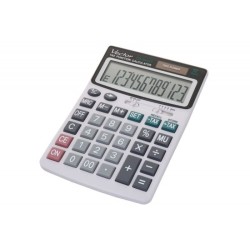 Kalkulator biurowy VECTOR KAV CD-2442T, 12-cyfrowy, 115x165mm, biały