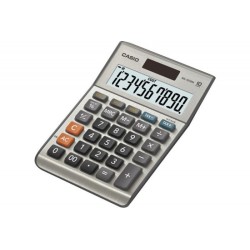 Kalkulator biurowy CASIO MS-100BM-S, 10-cyfrowy, 103x147mm, szary
