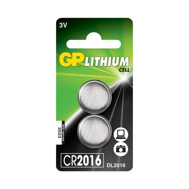 Bateria litowa GP CR2016-U2  3.0V GPPBL2016082