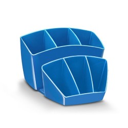 Przybornik na biurko CEPPro Gloss polistyren niebieski