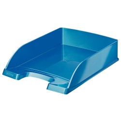 Półka na dokumenty LEITZ Plus metaliczny niebieski WOW