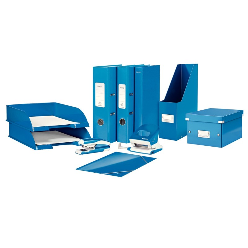 Półka na dokumenty LEITZ Plus metaliczny niebieski WOW