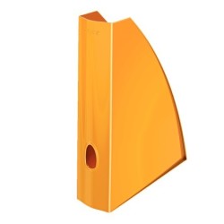 Pojemnik na czasopisma LEITZ Wow metaliczny pomarańczowy