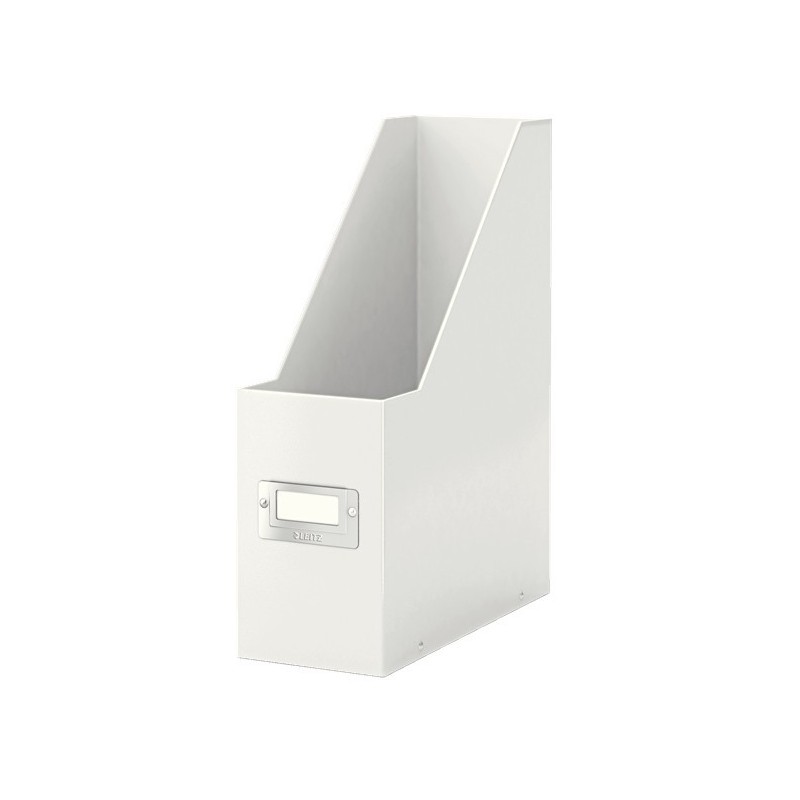 Pojemnik na czasopisma LEITZ Click & Store metaliczny biały