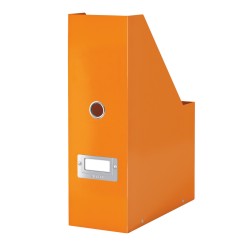Pojemnik na czasopisma LEITZ Click & Store metaliczny pomarańczowy