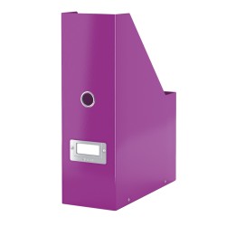 Pojemnik na czasopisma LEITZ Click & Store metaliczny fioletowy