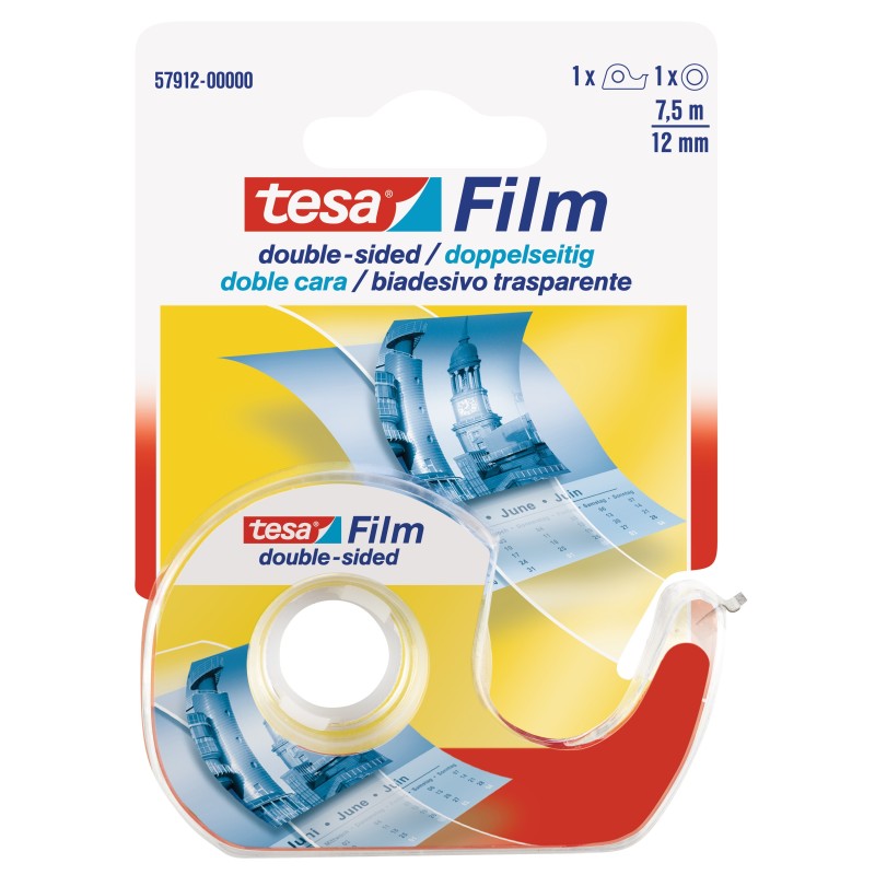 Taśma biurowa TESAfilm Dwustronna 7,5m X12mm 57912-00000-01 TS
