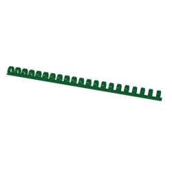Grzbiety do bindowania OFFICE PRODUCTS, A4, 14mm (125 kartek), 100 szt., zielone