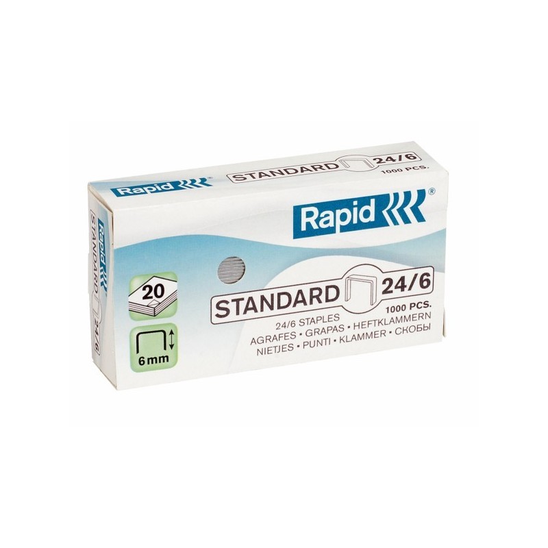 Zszywki RAPID Standard 24/6 1M
