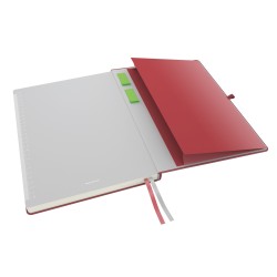 Notatnik LEITZ Complete, A4 80k Czerwony W kratkę 44710025