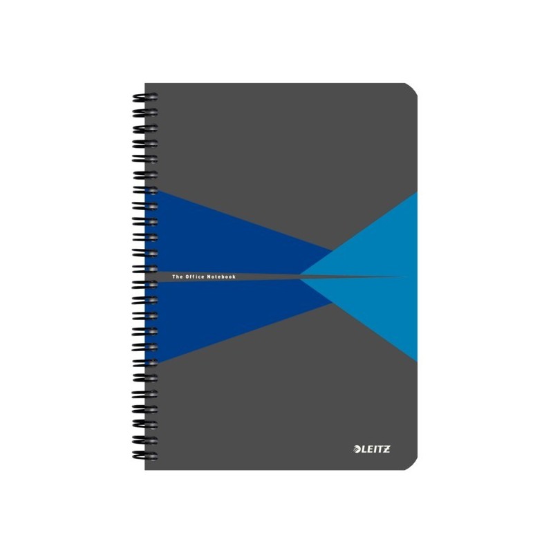 Kołonotatnik Office Card A5, w kratkę, niebieski 44580035 Leitz