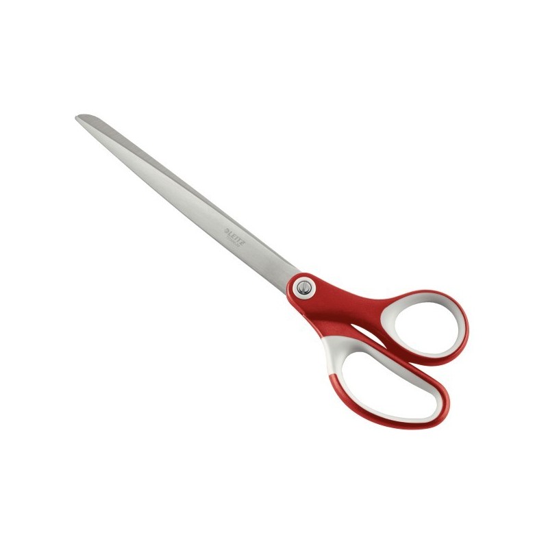 Nożyczki tytanowe Leitz, 260 mm, czerwone