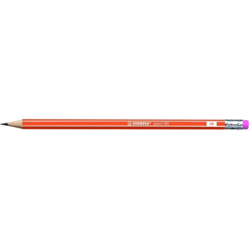 Ołówek 160 z gumką HB orange Stabilo