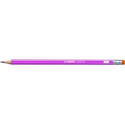 Ołówek 160 z gumką 2B pink Stabilo