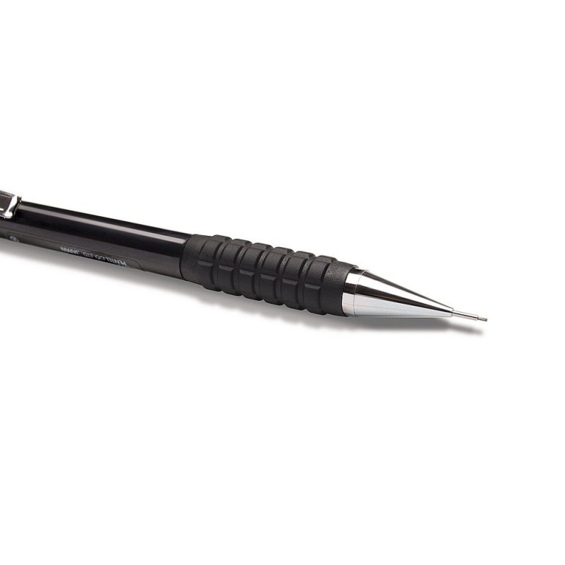 Ołówek automatyczny 120 A3 0,5 mm, z gumowym uchwytem Czarny Pentel