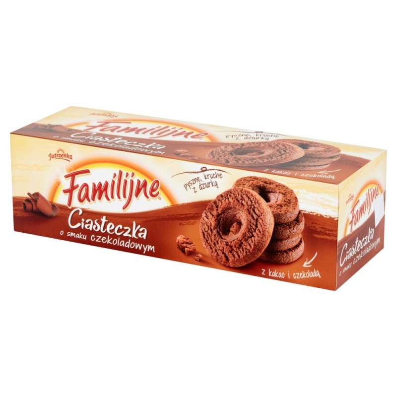 Ciastka Familijne o smaku czekoladowym 160g.