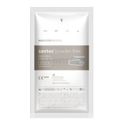 Rękawice MERCATOR SANTEX POWDER-FREE latexowe chirurgiczne bezpudrowe  RC100450